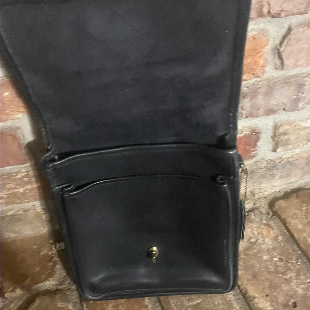 Vintage Coach Station Bag 5130 Black USA 1990 - Picture 7 of 12